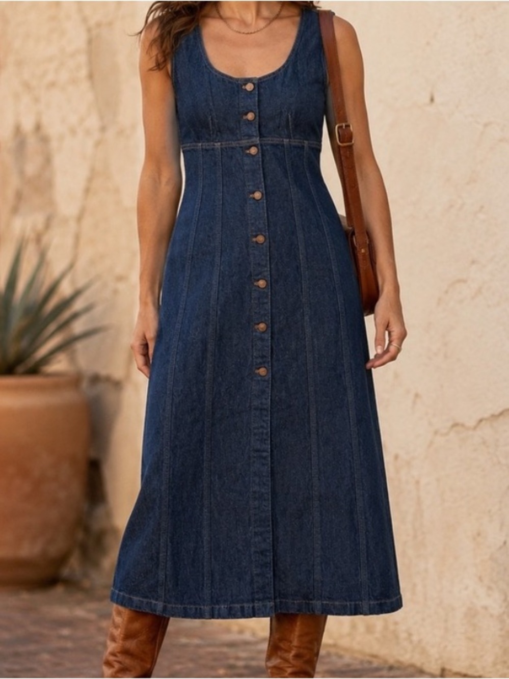 Madewell Denim Midi Dress